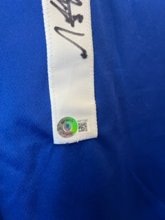 Kansas City Royals MJ Melendez Autographed BLUE Custom Jersey - BECKETT