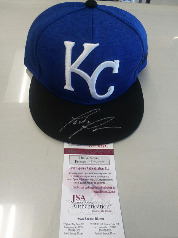 Kansas City Royals Jakob Junis Signed Autographed Royals Hat JSA