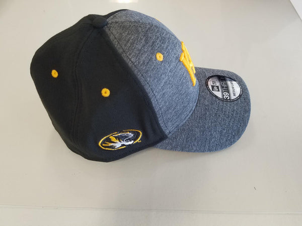 Kansas City Royals Missouri Tigers Shadow Tech Black/Gray 39THIRTY Hat by New Era
