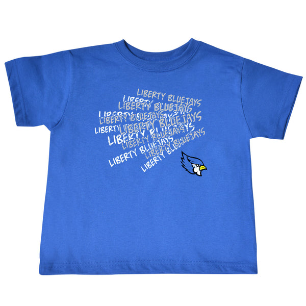 Liberty Blue Jays Royal Blue Cheer Design Toddler T-Shirt