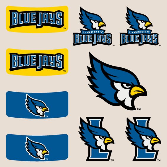 Liberty Blue Jays Body Cals Removable Body Decals