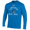 Liberty Blue Jays Circle Logo Long Sleeve Charged Cotton Royal T-Shirt by Under