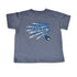Liberty Blue Jays Gray Cheer Design Toddler T-Shirt