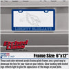 Liberty Blue Jays Etched Acrylic License Plate Frame