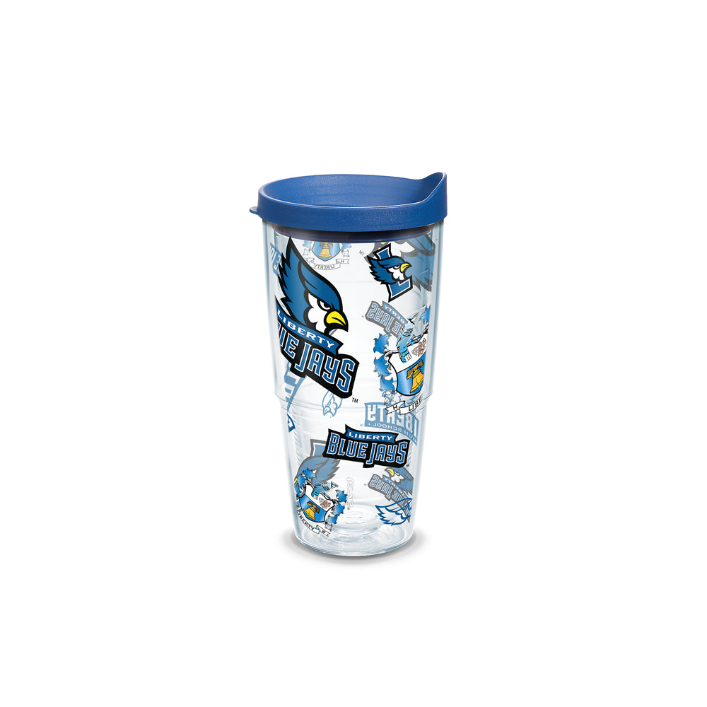 Liberty Blue Jays 24 oz. All Over Wrap Tumbler w/ Lid by Tervis