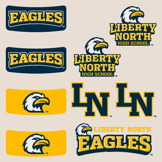 Liberty North Eagles Body Cals Removable Body Decals
