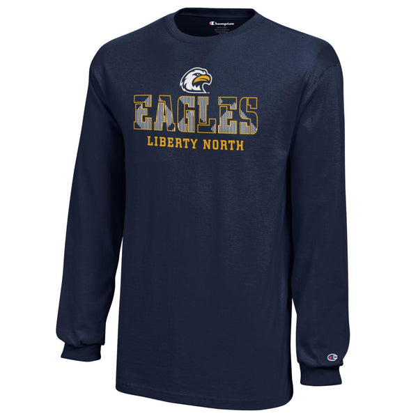 Liberty North Eagles Youth Performance Long Sleeve T-Shirt by Champion