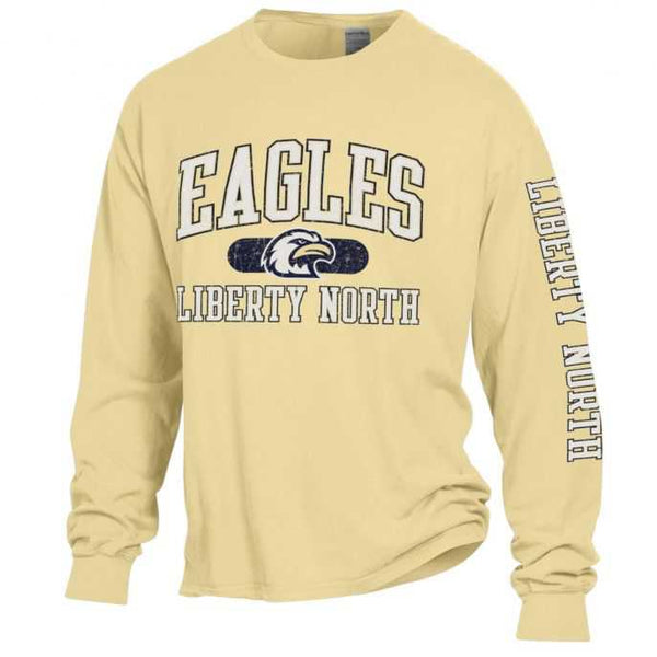 Liberty North Eagles Comfort Wash Logo Long Sleeve T-Shirt by Gear