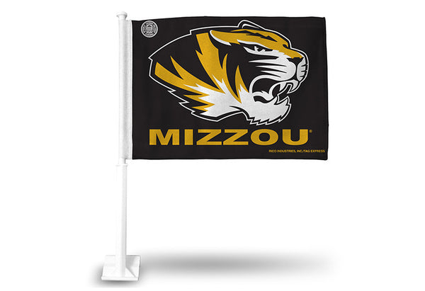 Missouri Tigers Black Car Flag by Rico