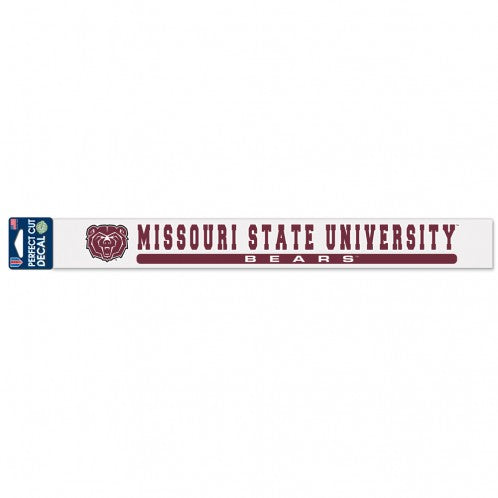 Missouri State University Perfect Cut Decals 2" x 17"