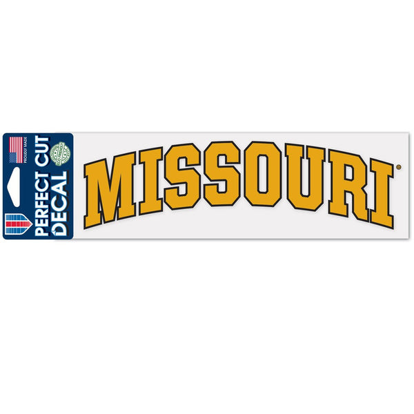 University of Missouri Arched Perfect Cut Decals 3" x 10" by Wincraft
