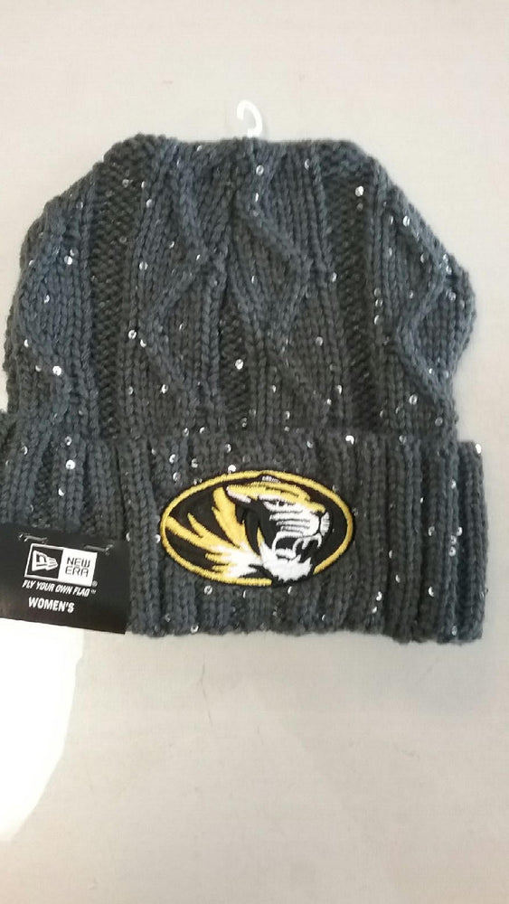 Missouri Tigers Ladies Cable Frosted Knit Hat by New Era