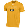 Missouri Tigers Gold Short Sleeve Charged Cotton T-Shirt by Under Armour