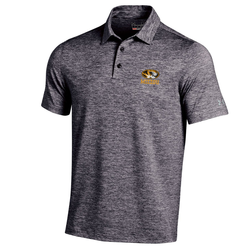 Missouri Tigers Black Heather Elevated Polo by Under Armour