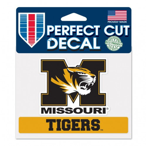 Missouri Tigers "Tigers" Perfect Cut Color Decal 4.5" x 5.75"