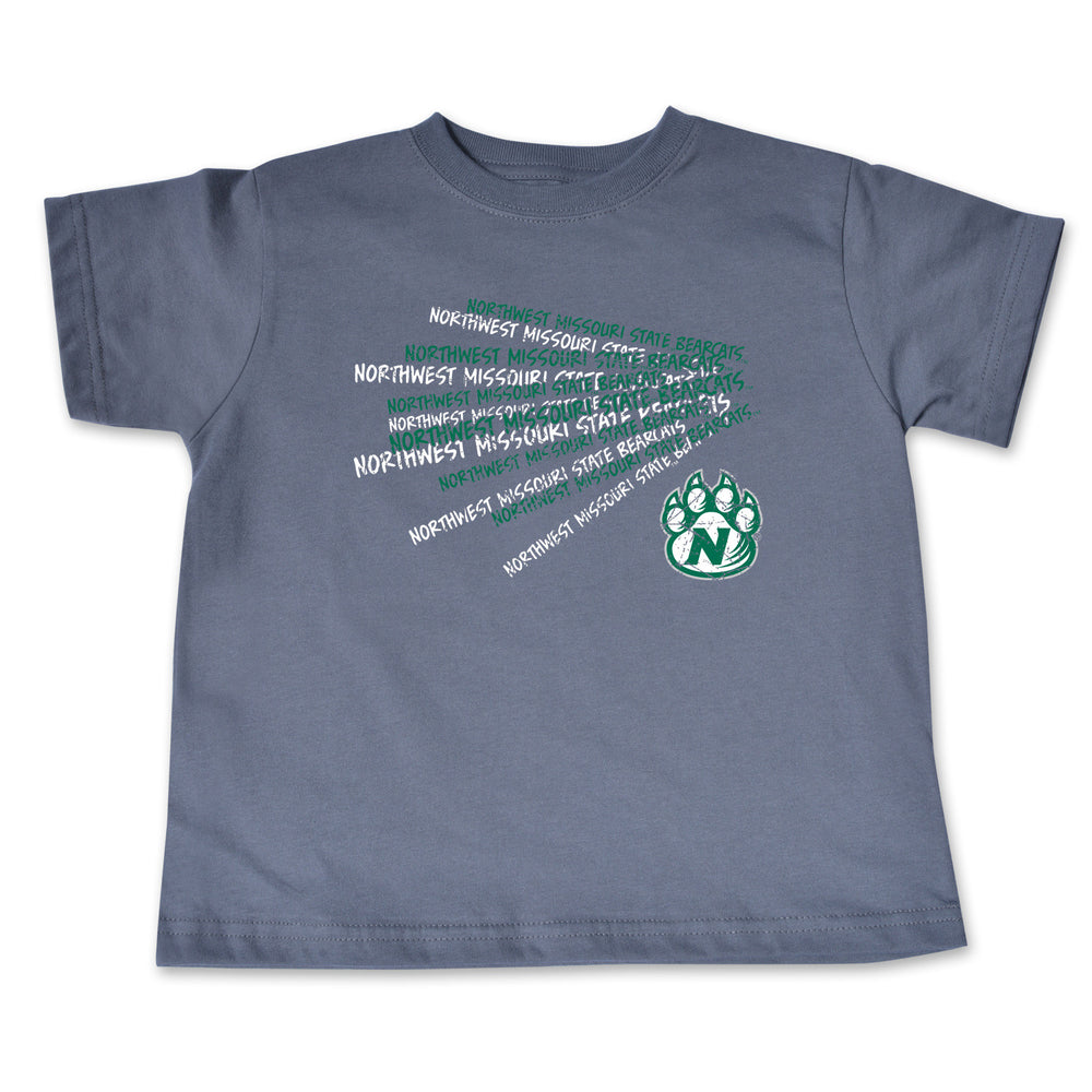 Northwest Missouri State Gray Cheer Design Toddler T-Shirt