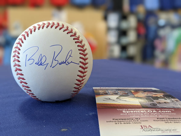 Kansas City Royals Buddy Biancalana Signed Autographed OMLB Baseball JSA