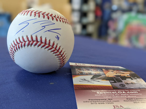 Kansas City Royals Scott Barlow Signed Autographed OMLB Baseball JSA