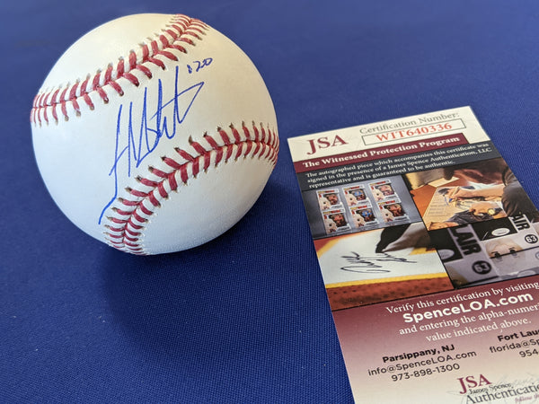 Kansas City Royals Frank White Signed Autographed OMLB Baseball JSA
