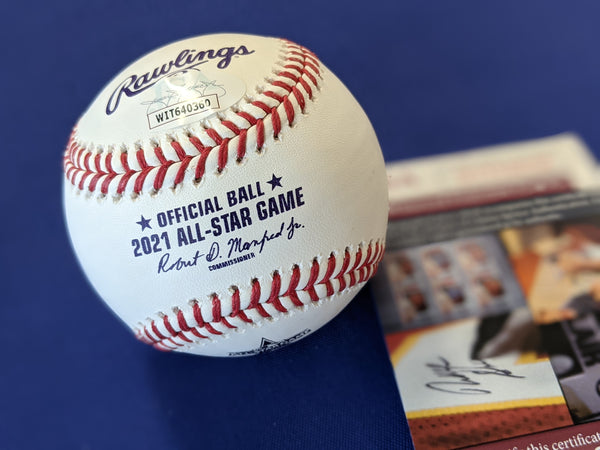 Kansas City Royals Whit Merrifield Signed Autographed 2021 All-Star Baseball JSA