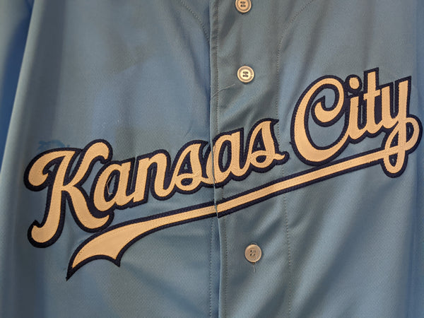 Kansas City Royals Whit Merrifield Signed Autographed Custom Powder Blue Jersey JSA