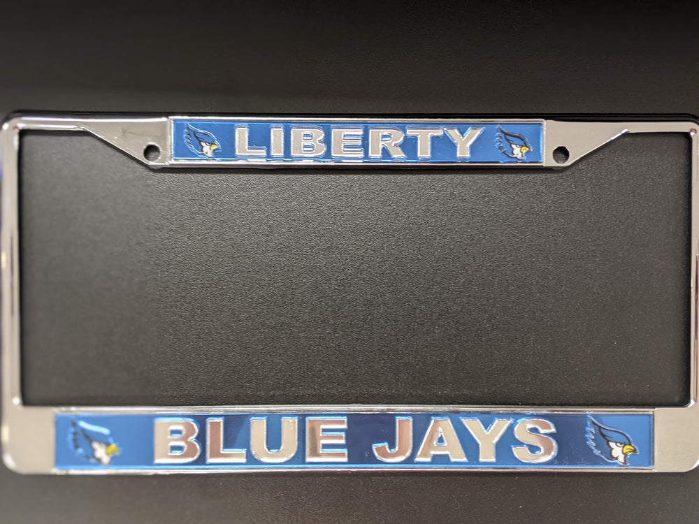 Liberty Blue Jays Acrylic Inlaid License Plate Frame