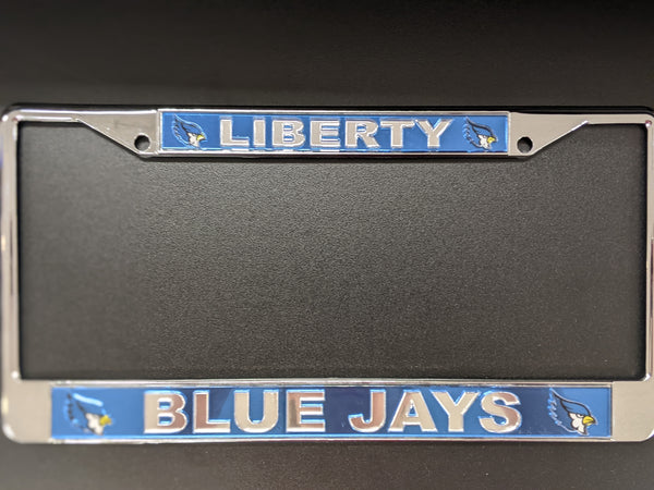 Liberty Blue Jays Acrylic Inlaid License Plate Frame