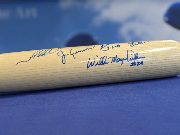Kansas City Royals George Brett +8 Former Royals Players Signed Autographed Blonde Bat JSA