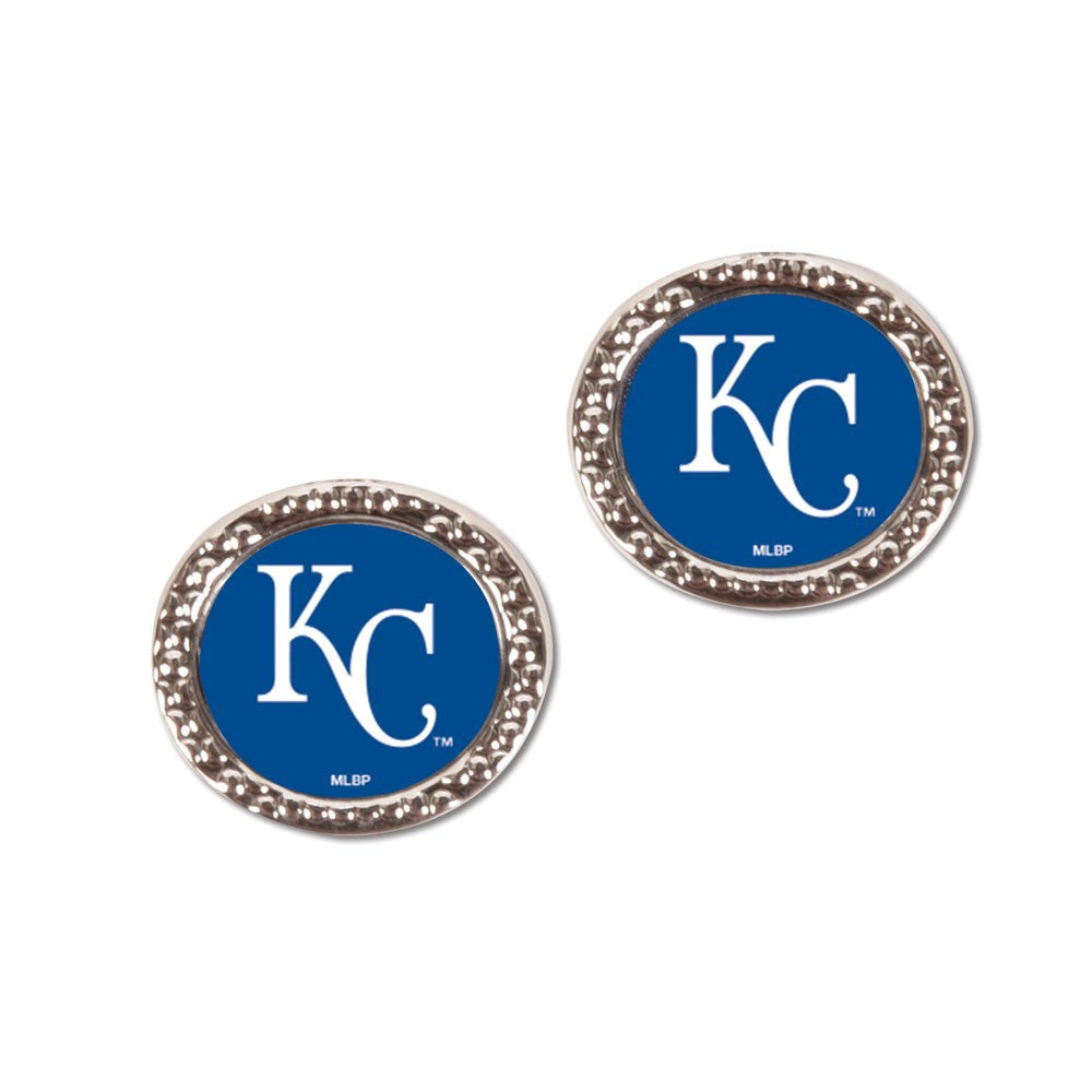 Kansas City Royals Earrings Jewelry Carded Round