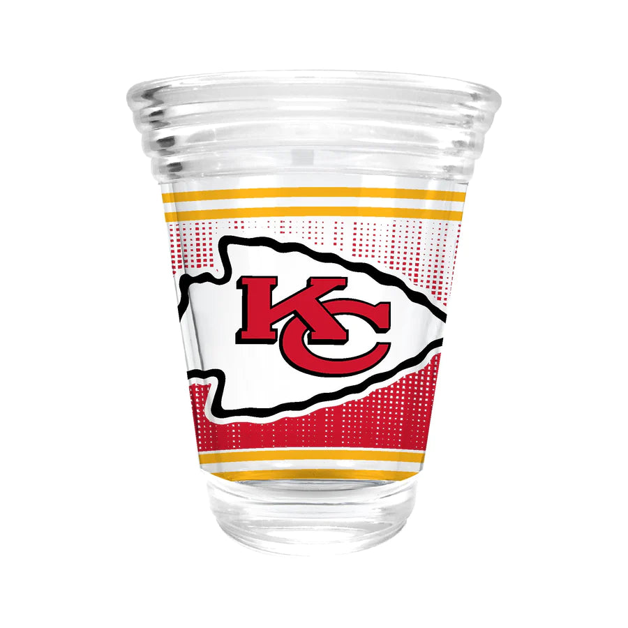 Kansas City Chiefs 2 oz. Round Shot Glass