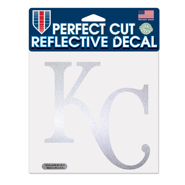 Kansas City Royals Reflective Perfect Cut 6" x 6"