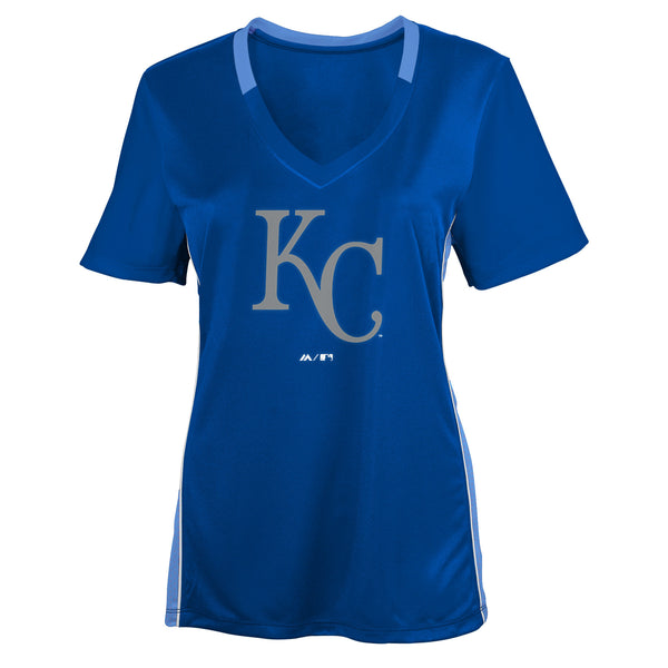 Kansas City Royals Kids The Best Team Synthetic V Neck T-Shirt