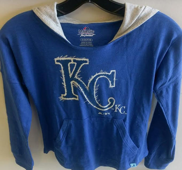 Kansas City Royals Girls The Closer Pullover Hood by Outerstuff
