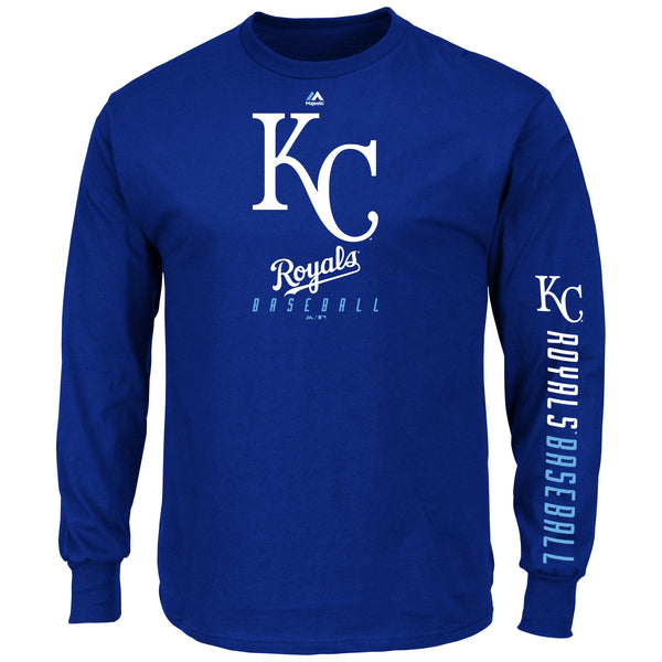 Kansas City Royals Game Supreme Long Sleeve T-Shirt by Majestic