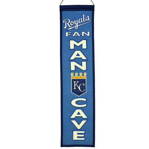 Kansas City Royals Man Cave Banner by Winning Streak Sports