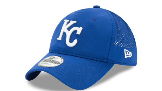 Kansas City Royals Royal Blue Perf Pivot Adjustable 9TWENTY Hat by New Era