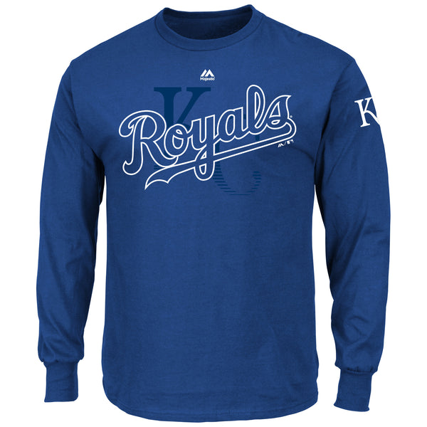 Kansas City Royals Pressing Issues Long Sleeve T-Shirt by Majestic
