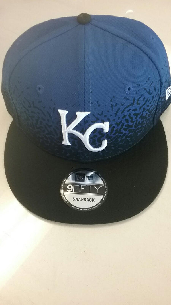 Kansas City Royals Speckle Rise Snapback Adjustable 9FIFTY Hat by New Era