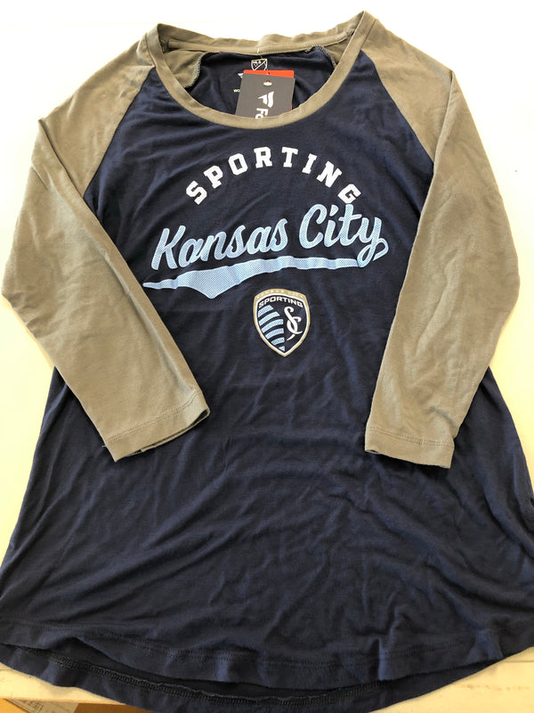 Sporting Kansas City This Deserves It Ladies Long Sleeve Raglan Tee by Fanatics