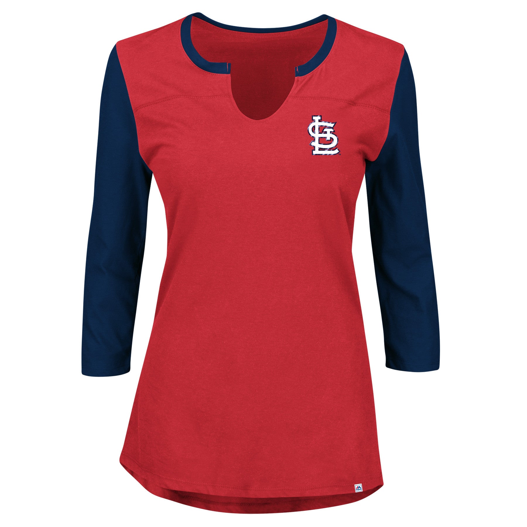 St. Louis Cardinals Ladies Above Average 3/4 Sleeve T-Shirt by