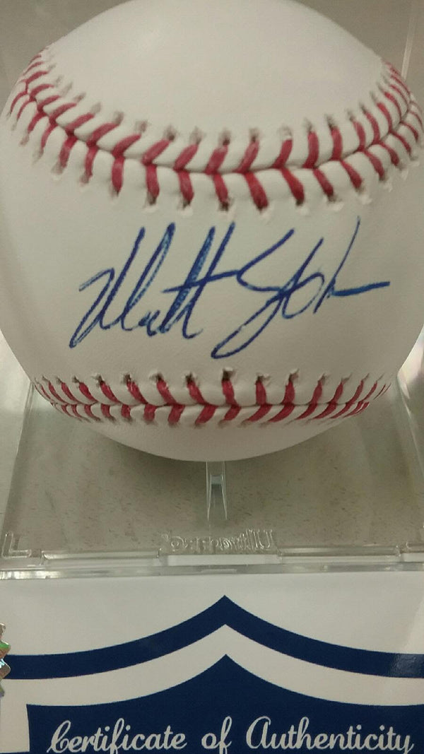 Kansas City Royals Matt Strahm Signed Autographed OML Baseball COA