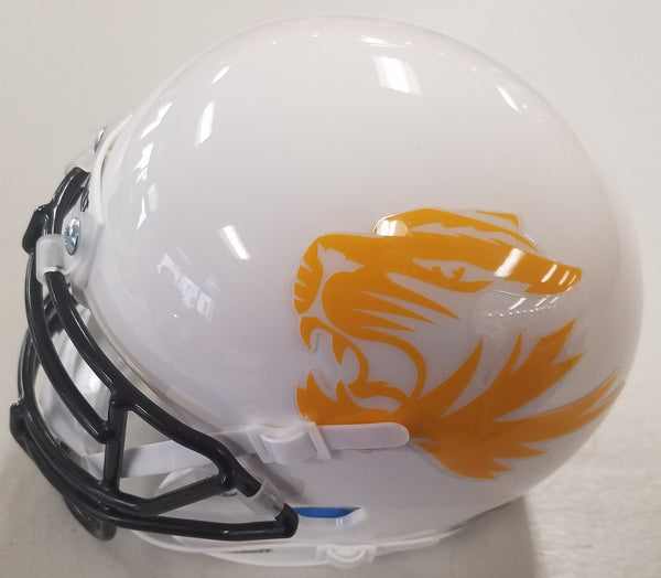 Missouri Tigers White w/ Big Yellow Tiger Mini Helmet by Schutt