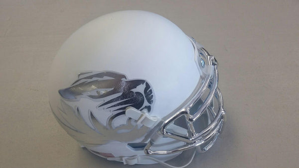 Missouri Tigers Mini Football Helmet White Alternate by Schutt