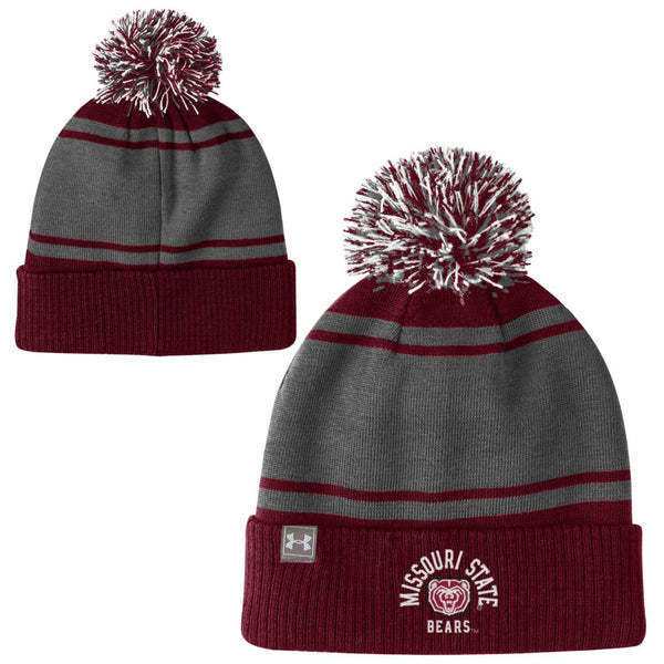 Missouri State Pom Maroon Knit Hat by Under Armour