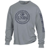 Liberty North Eagles Comfort Wash Concrete Gray Long Sleeve T-Shirt - Gear
