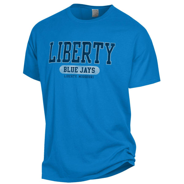 Liberty Blue Jays Comfort Wash SUMMER SKY Short Sleeve T-Shirt by Gear