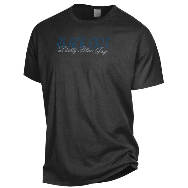 Liberty Blue Jays BLACK OUT T-Shirt - Gear