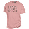 Liberty Blue Jays Pink Short Sleeve T-Shirt- By Comfort Wash