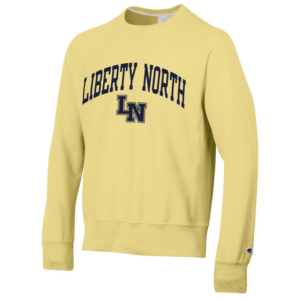 Liberty North Eagles VINTAGE WASH Buttered Popcorn Crew - Champion