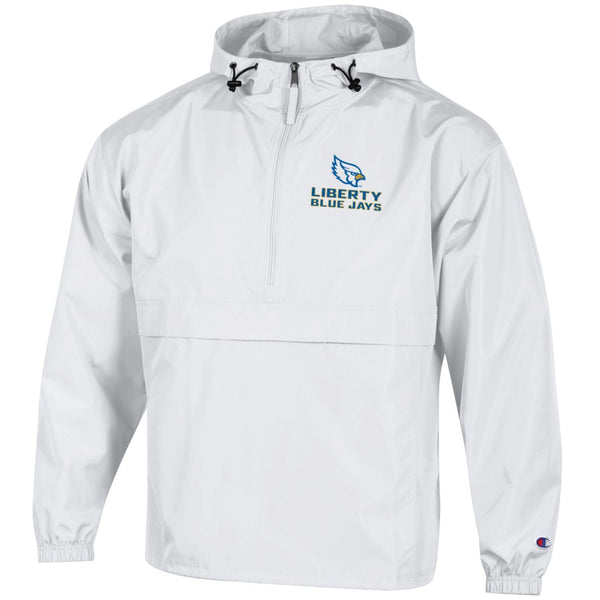 Liberty Blue Jays WHITE Windbreaker Packable Jacket - Champion